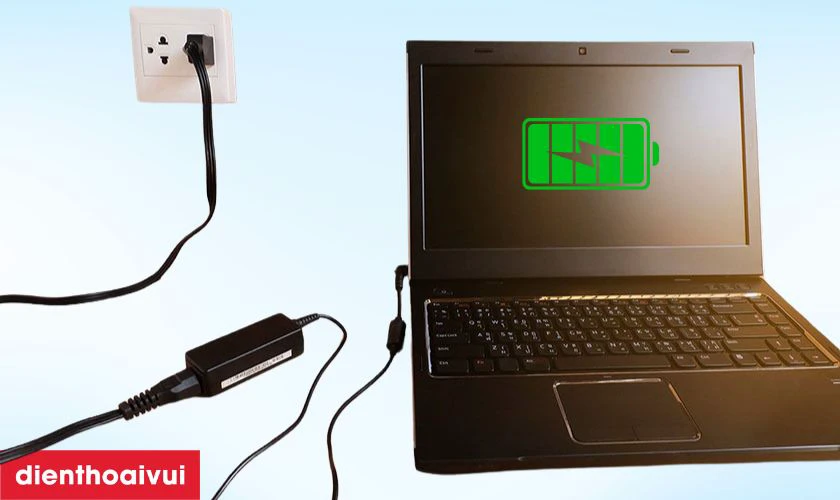 Laptop chỉ hoạt động khi cắm sạc