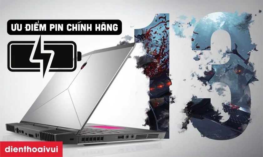 Nên thay pin chính hãng hay pin thay thế laptop Dell Alienware 13 Series?