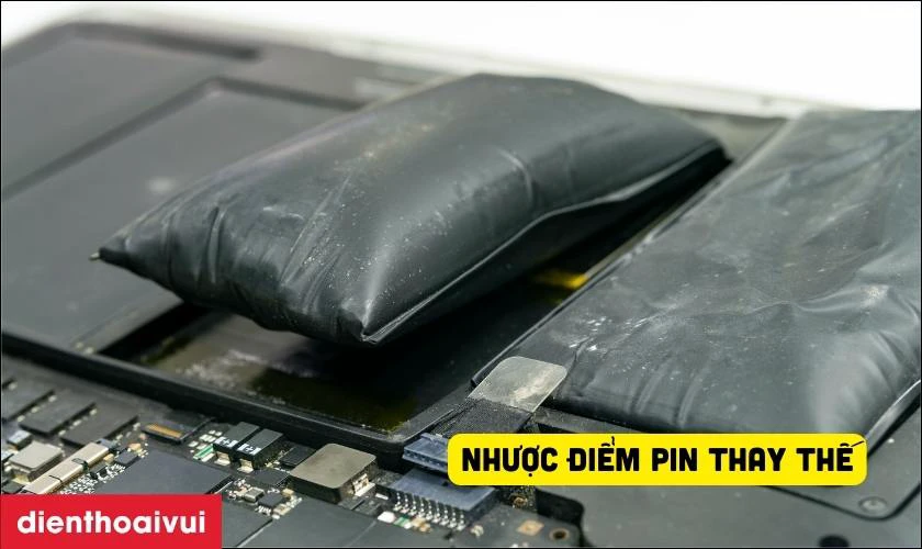 Nhược điểm pin thay thế