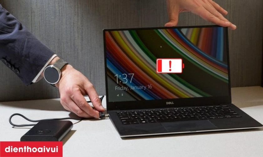 Dấu hiệu laptop Dell Inspiron 13 7390 2-IN-1 cần thay pin