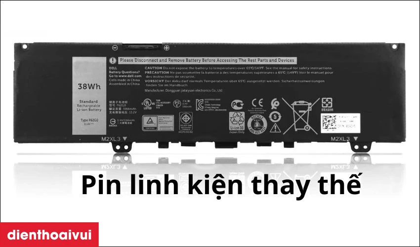 Pin linh kiện thay thế phù hợp với người muốn tiết kiệm chi phí