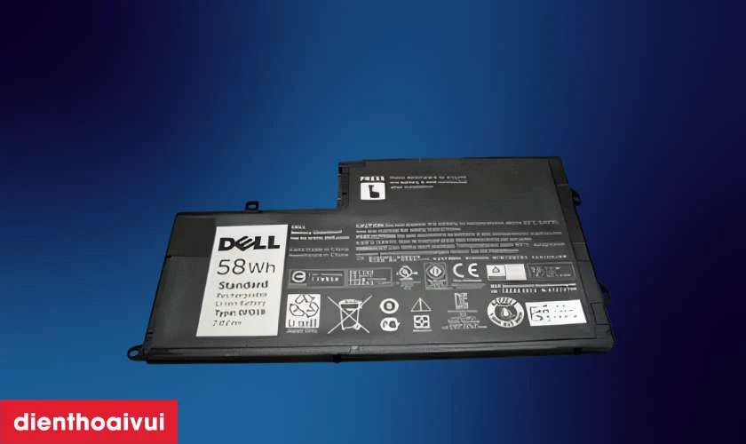 Cách kiểm tra pin laptop Dell Inspiron 14 5442 chính hãng
