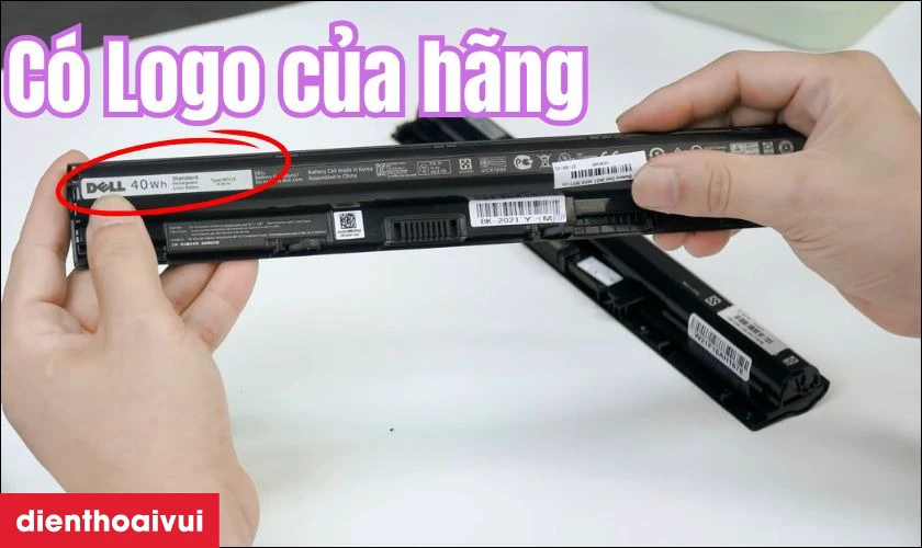 Pin chính hãng từ Dell luôn có thiết kế tỉ mỉ và chất lượng cao