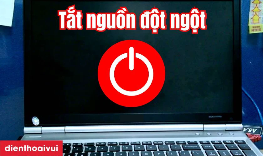 Laptop tắt nguồn đột ngột