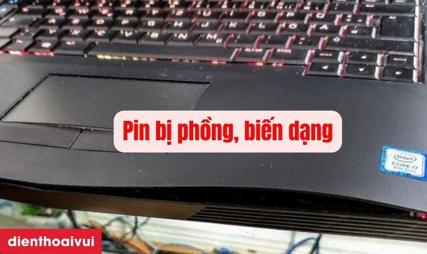 Dấu hiệu laptop Dell Inspiron 14 7586 NQ cần thay pin