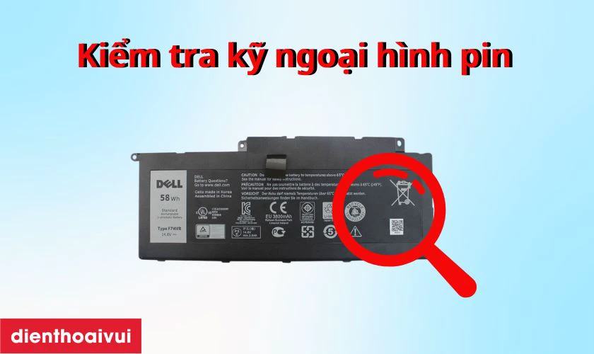 Pin laptop chính hãng thường có thiết kế chắc chắn