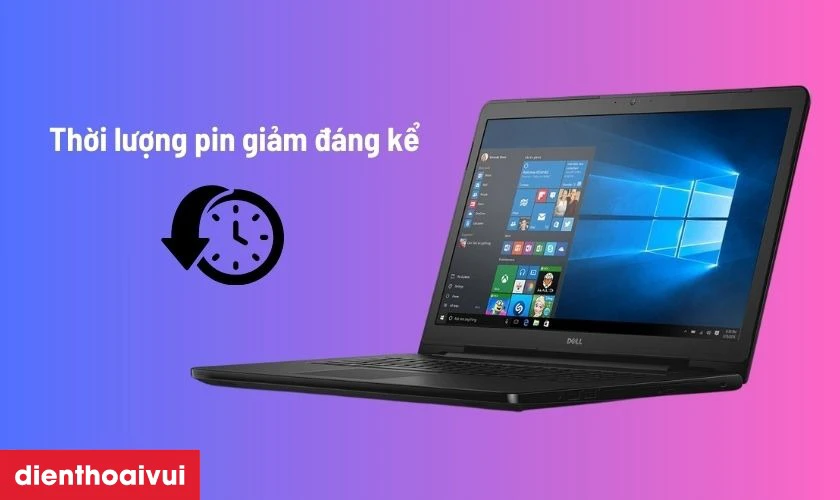 Dấu hiệu laptop Dell Inspiron 5759 cần thay pin