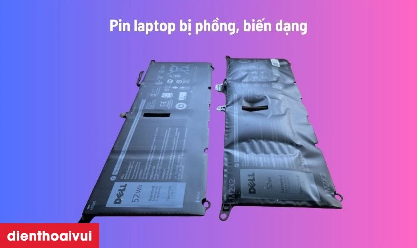 Pin laptop bị phồng
