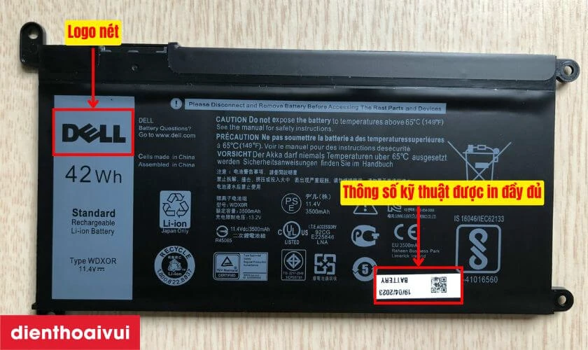 Chất liệu vỏ linh kiện chính hãng chắc chắn, không ọp ẹp