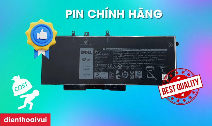 Ưu và nhược điểm khi thay pin chính hãng Dell