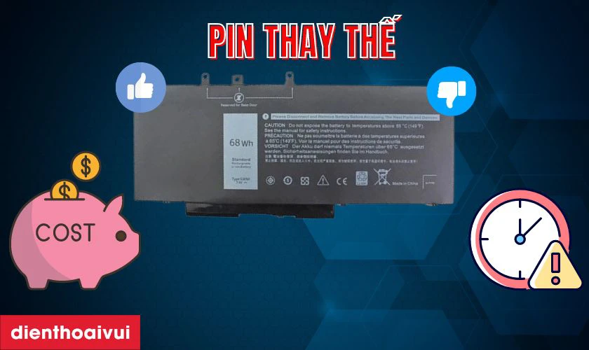 Pin linh kiện cũng là một lựa chọn tốt để thay