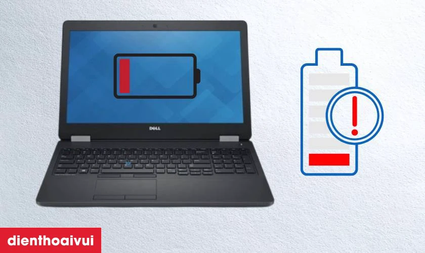 Dấu hiệu pin laptop Dell Precision 3510 86W bị chai v&agrave; c&aacute;ch khắc phục
