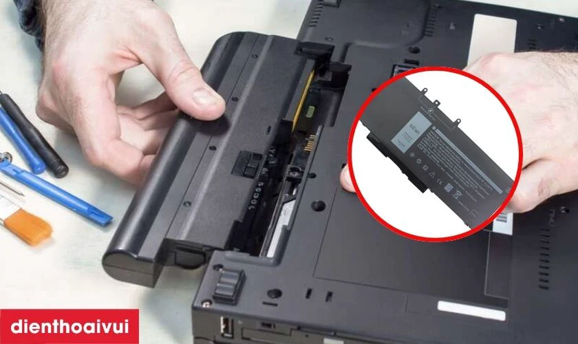 Cách kiểm tra pin laptop Dell Precision 5540 chính hãng