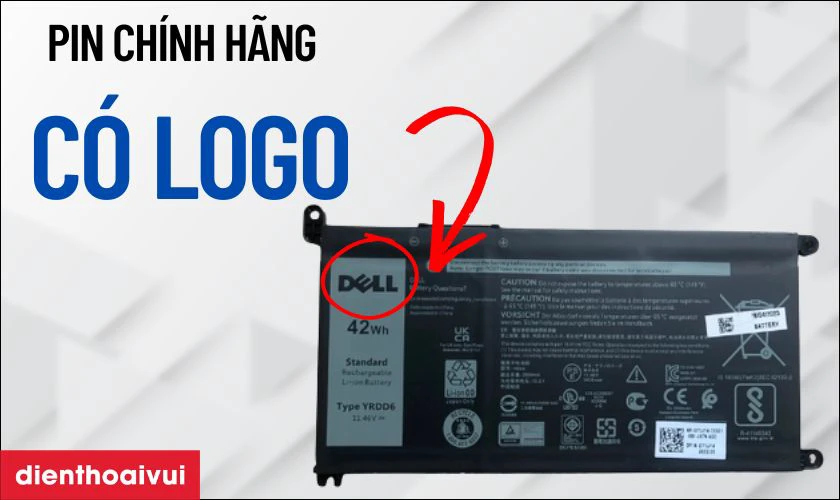 Cách kiểm tra pin laptop Dell Vostro 14 5490 NQ chính hãng