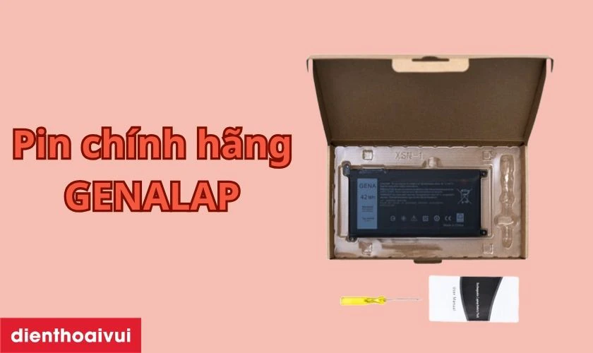 Pin laptop Dell Vostro 3580 ch&iacute;nh h&atilde;ng GenALap l&agrave; loại g&igrave;?