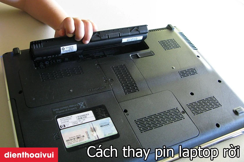 Thay pin laptop Dell