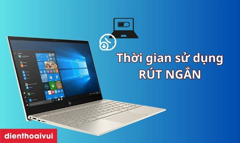 Dấu hiệu laptop HP Envy 13-AH000 cần thay pin