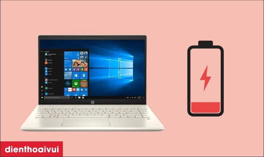 Dấu hiệu laptop HP Pavilion 14 AD cần thay pin