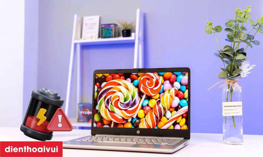 Dấu hiệu laptop HP Pavilion 14 CE3006TU NQ cần thay pin