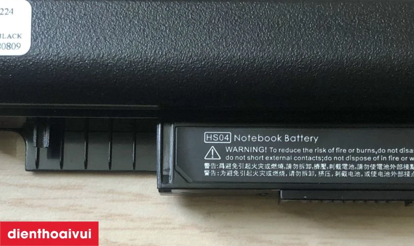 Cách kiểm tra pin laptop HP Pavilion 14AC chính hãng