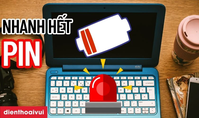 Dấu hiệu laptop HP Pavilion 14CK cần thay pin