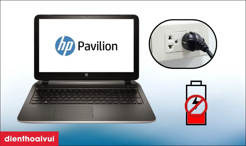 Laptop sạc không nhận pin