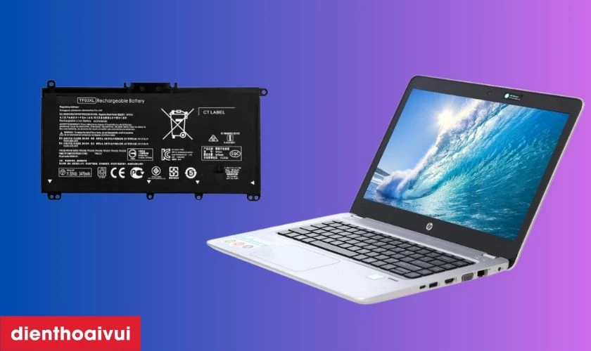 Dấu hiệu laptop HP Pavilion 15 CC156TX cần thay pin