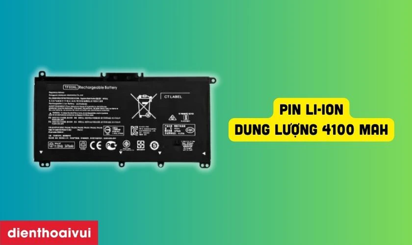 Dấu hiệu laptop HP Pavilion 15 CC556TX cần thay pin