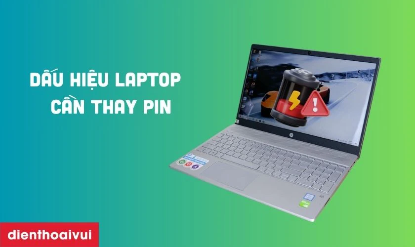 Cách kiểm tra pin laptop HP Pavilion 15 CC556TX chính hãng