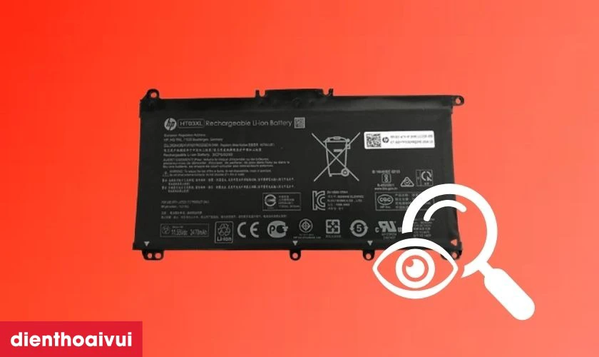 Dấu hiệu laptop HP Pavilion 15 DB0186AU NQ cần thay pin