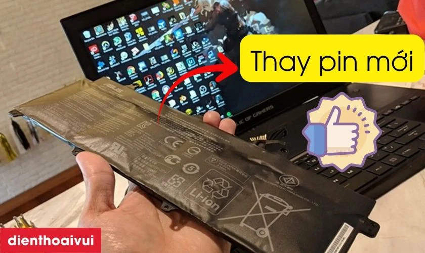 Khi n&agrave;o bắt buộc phải thay pin laptop HP Pavilion 15B?