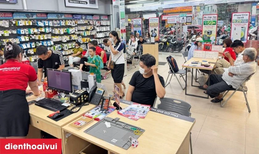 Giao máy và tư vấn sử dụng