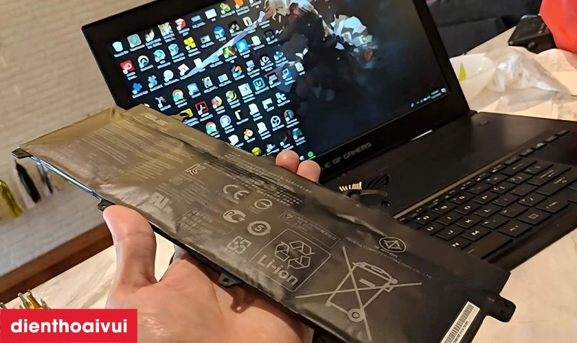 Dấu hiệu laptop HP Pavilion 15DB cần thay pin