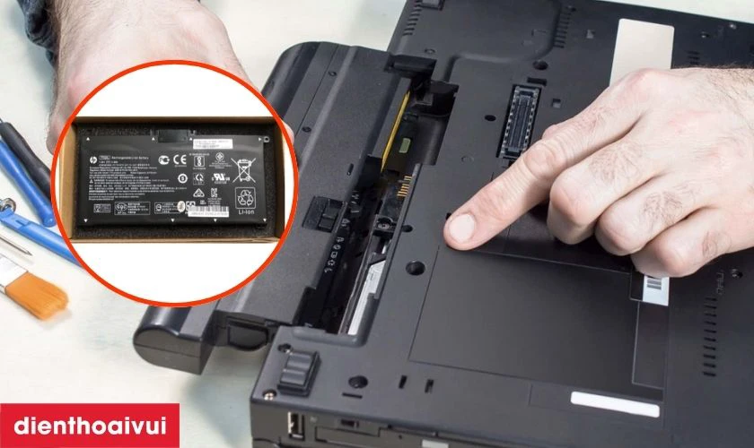 Cách kiểm tra pin laptop HP Pavilion X360 14 CD0522SA chính hãng