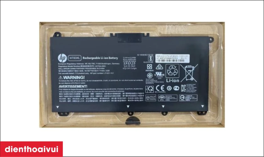 Cách kiểm tra pin laptop HP Pavilion X360 14 CD1034TX chính hãng