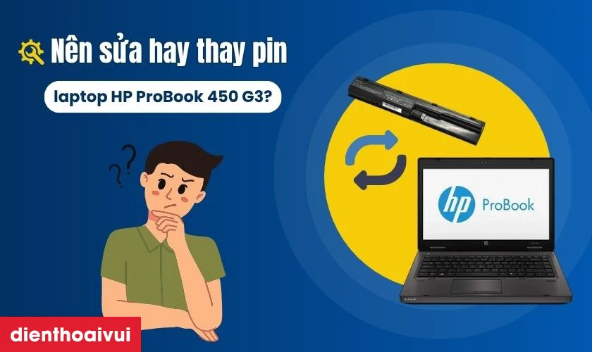 Thay pin laptop HP ProBook 450 G3