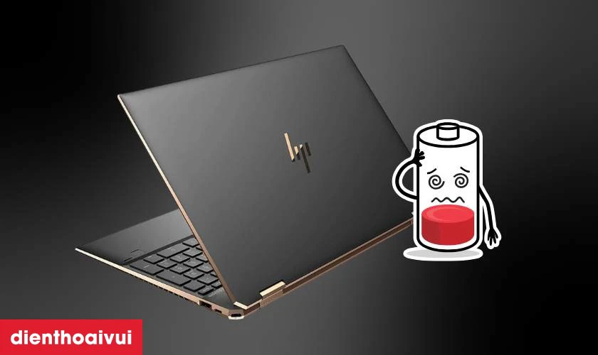 C&aacute;ch nhận biết pin laptop HP Spectre X360 15DF bị hỏng
