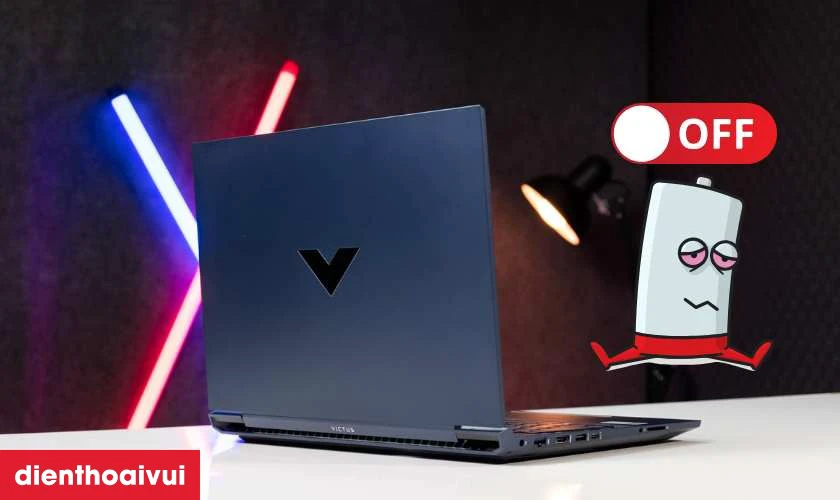 Dấu hiệu pin laptop HP VICTUS 16-E/16-D bị lỗi cần thay ngay