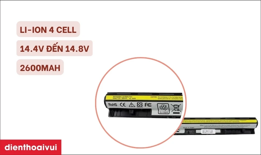 Giới thiệu về pin laptop Lenovo Ideapad G400S