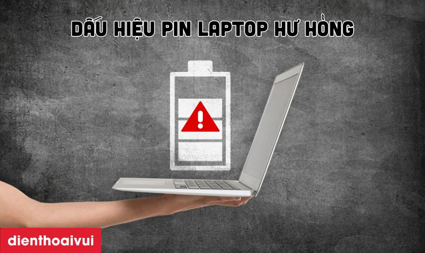 Dấu hiệu pin laptop MSI Raider G66 11UH cần thay pin