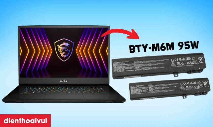 Giới thiệu về thay pin laptop MSI Stealth GS66 12U