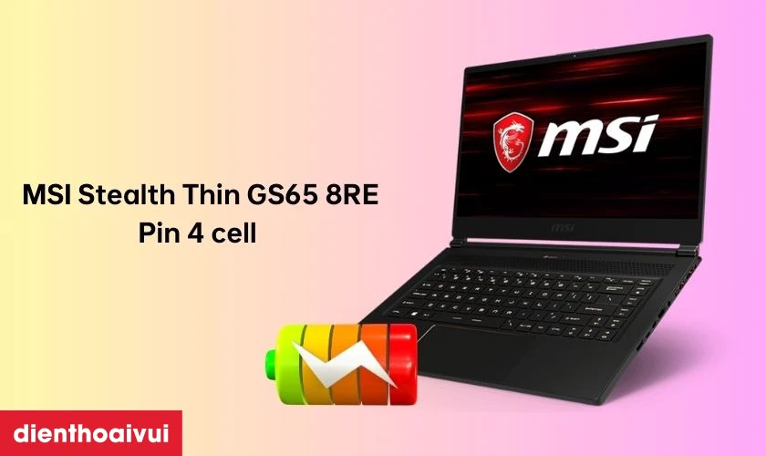 Giới thiệu về laptop MSI Stealth Thin GS65 8RE