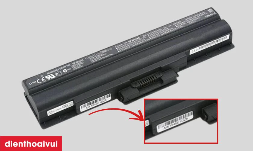 Cách kiểm tra pin laptop Sony Vaio Flip SVF13 chính hãng