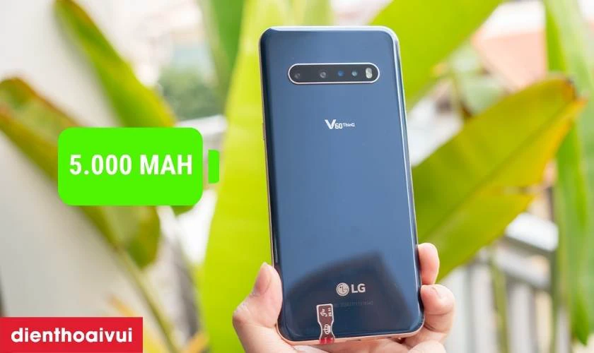 Đánh giá pin LG V60 ThinQ