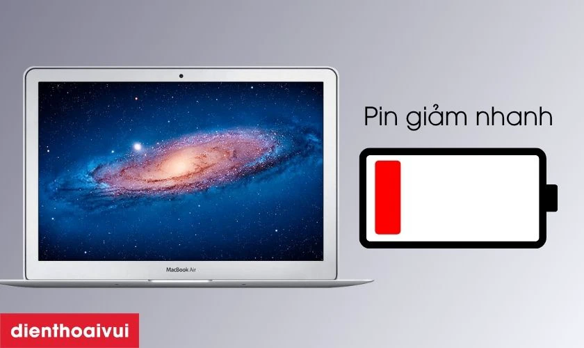 Dấu hiệu cần thay pin MacBook Air 2012 13 inch A1466
