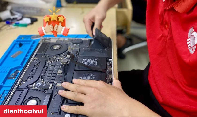 Thay pin MacBook Air 2016 13 inch A1466 chính hãng