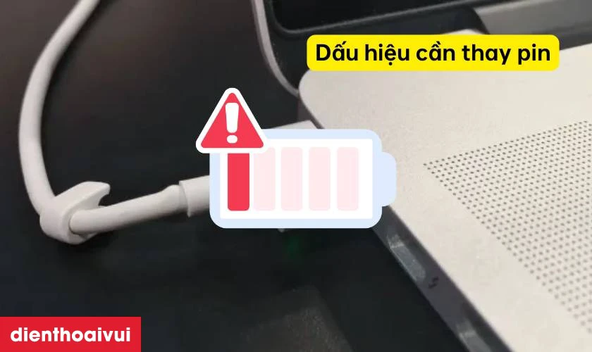 Dấu hiệu cần thay pin MacBook Air M1 2020 A2337