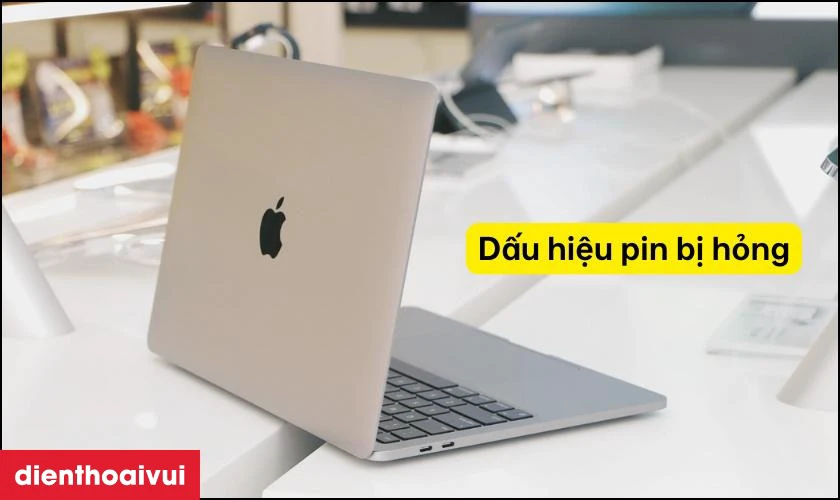 Những biểu hiện pin MacBook Pro 2022 bị hỏng
