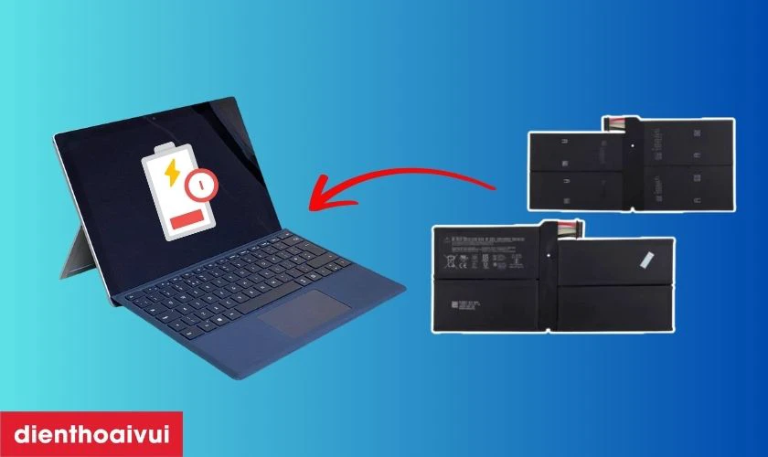Cách nhận biết Microsoft Surface Pro 8 cần thay pin