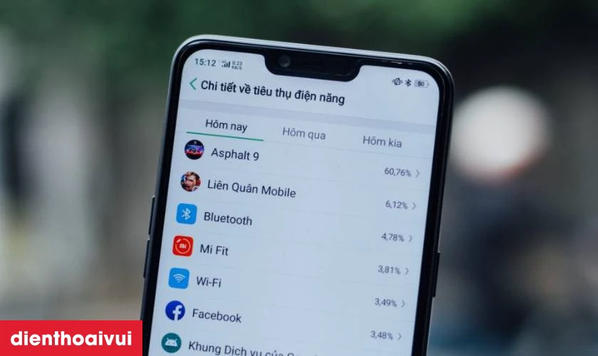 Quy trình thay pin Oppo A3s chính hãng Deji chuyên nghiệp lấy liền tại Điện Thoại Vui